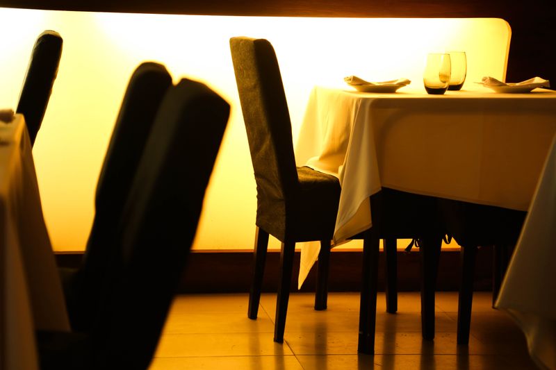 Papa Ginos restaurant interior ready for delivery service