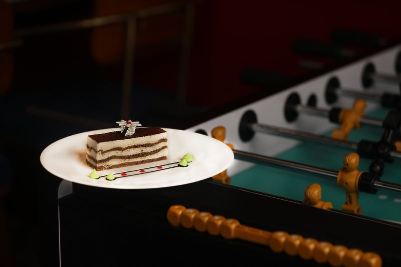 Corporate dinner event catered by Papa Ginos — professional service